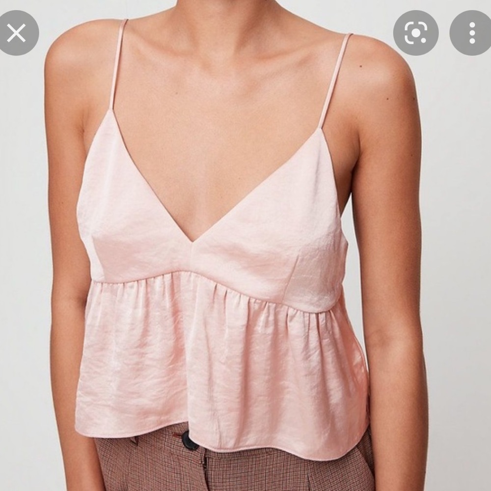 Aritzia pink tank top